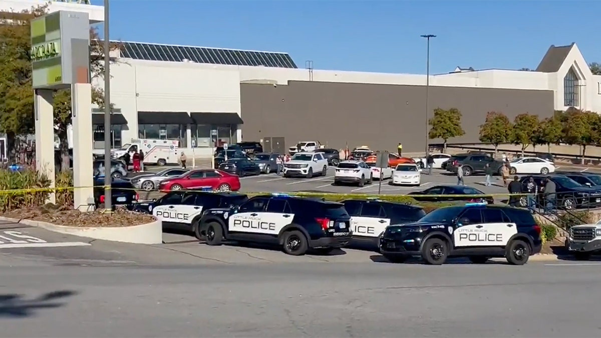 Little Rock police responded to a shooting at Park Plaza Mall