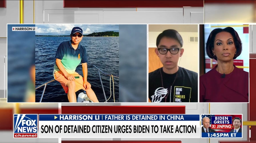 Son of man detained by China urges Biden to take action