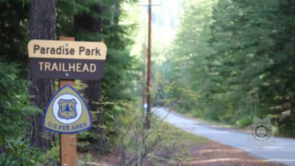 Trailhead in Mount Hood National Forest