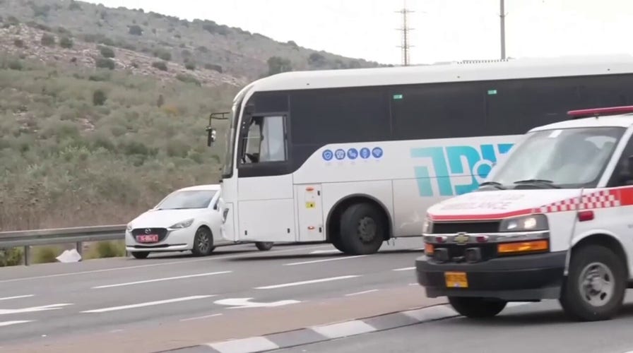 Israeli bus attacked in West Bank, leaving 8 injured