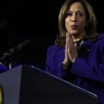 Harris ripped for ‘word salad’ after heckler interruption during campaign speech: ‘The gibberish never ends’