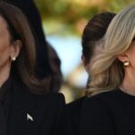 Jill Biden’s apparent cold shoulder for Kamala Harris ignites social media