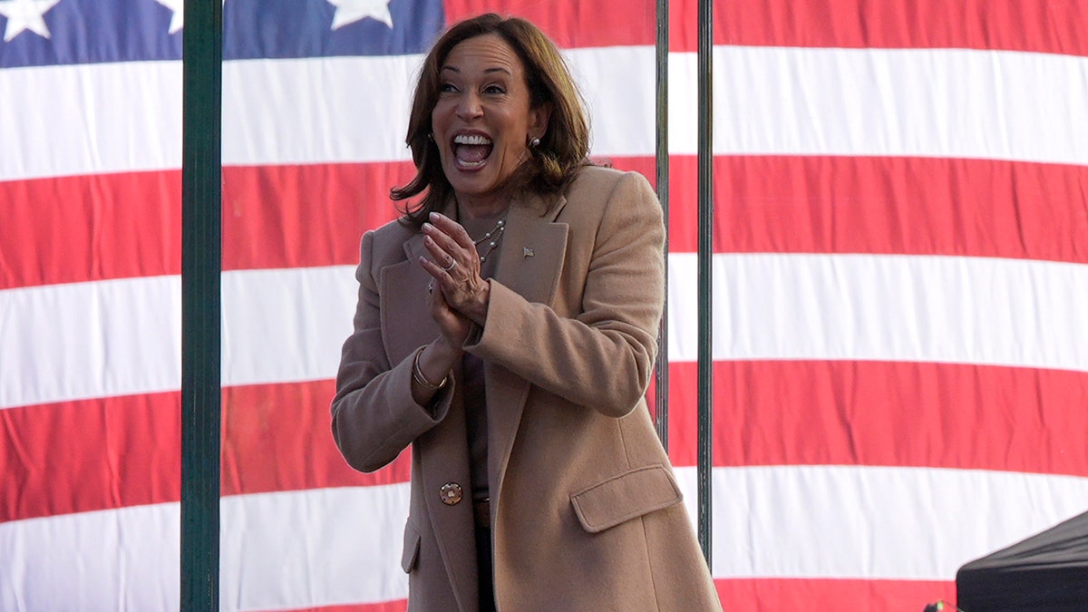 Kamala Harris at a campaign event