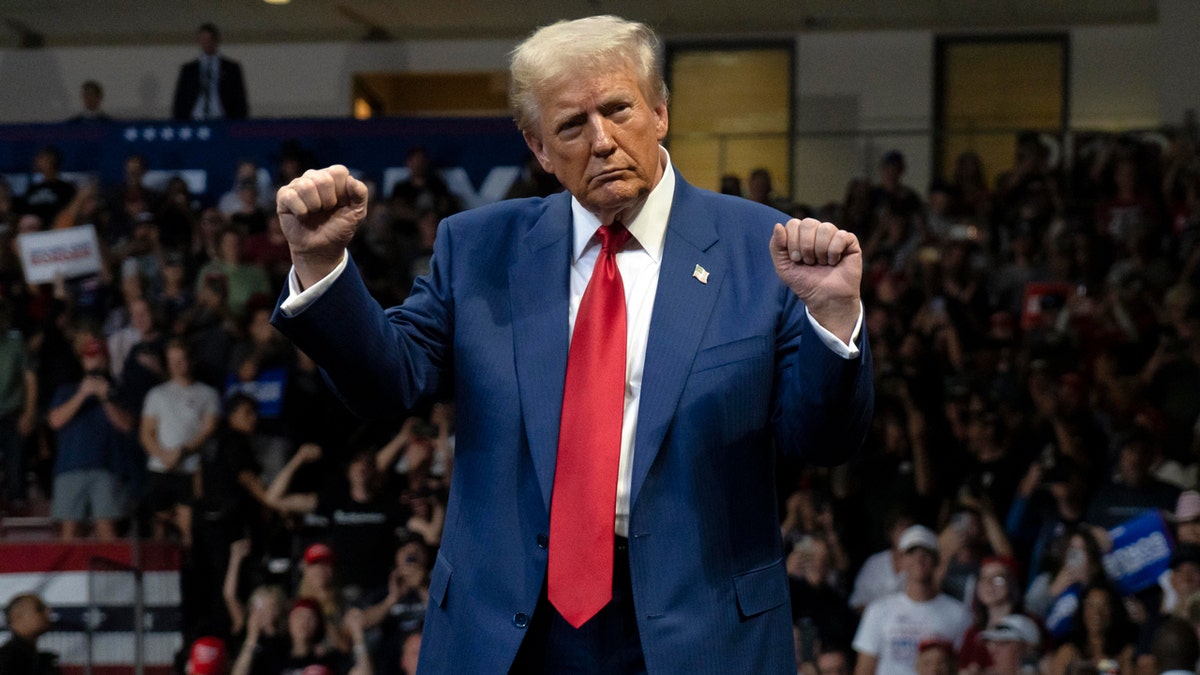 Donald Trump dancing at rally