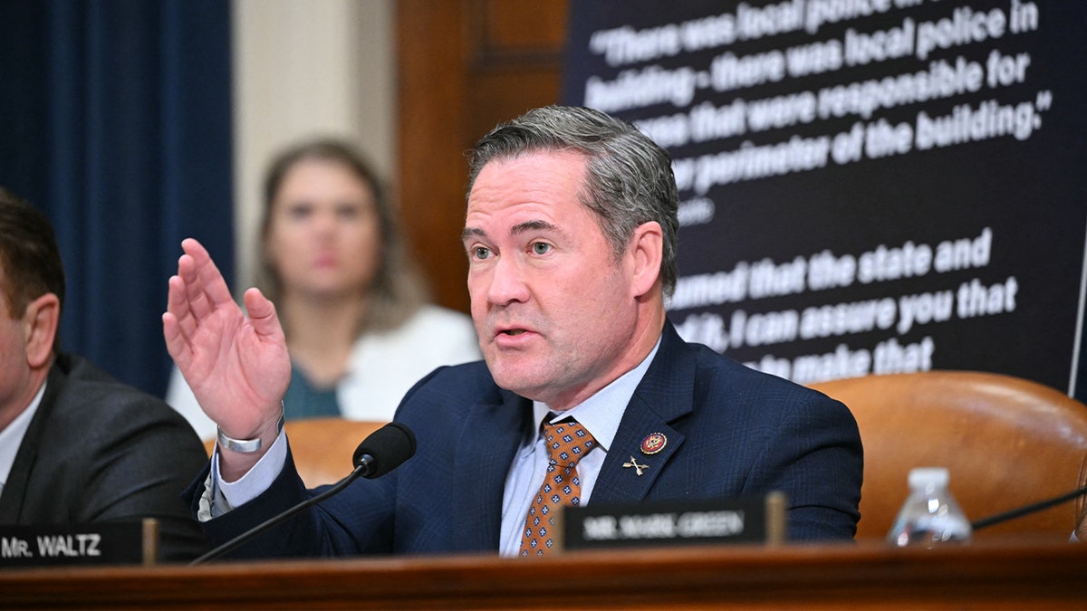 Mike Waltz, R-Fla., in a committee hearing