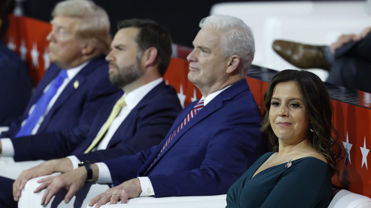 Stefanik sits by Trump at the RNC