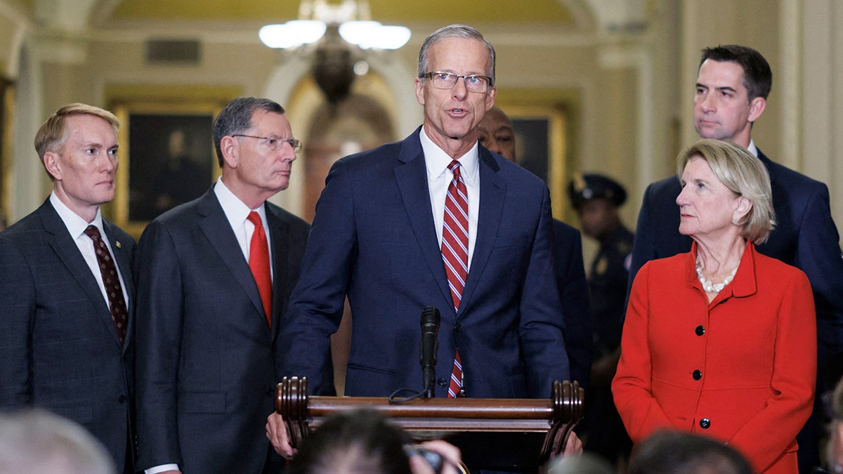 Sen. John Thune and other senators