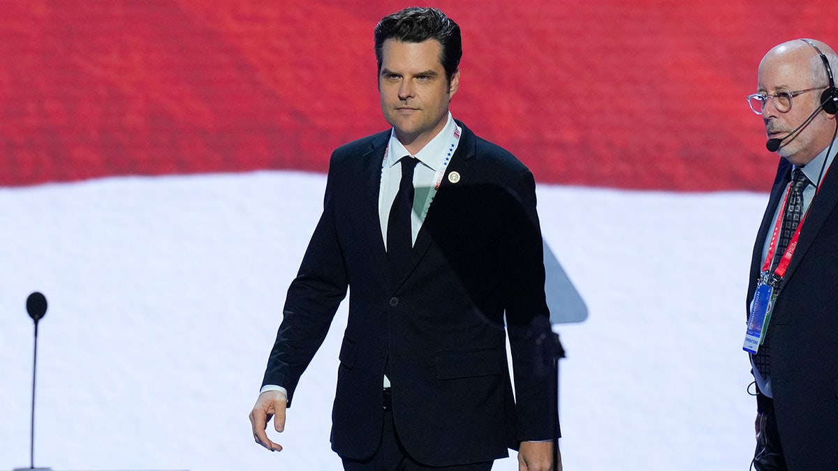 Rep. Matt Gaetz on RNC stage