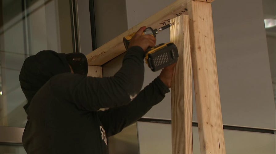 Washington, D.C. businesses boarded up ahead of election night