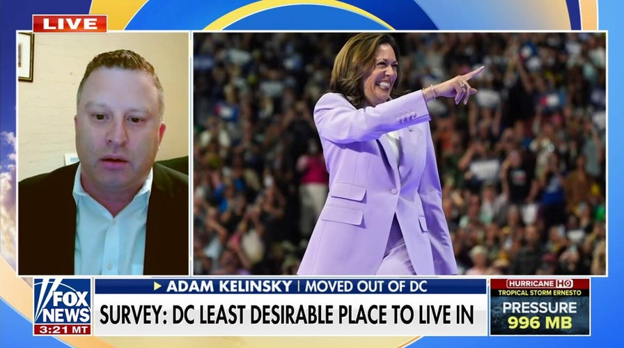 Washington, DC a 'flashing warning sign' for what happens if you vote for Kamala Harris: Adam Kelinsky