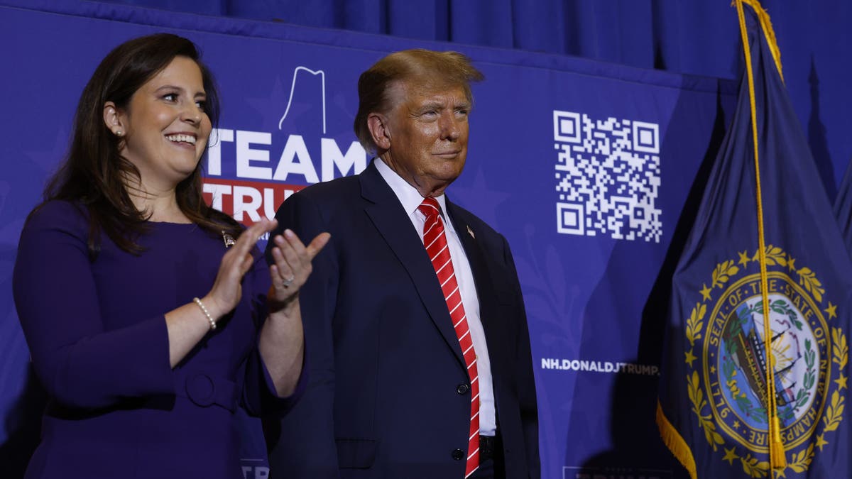 Stefanik campaigns with Trump in New Hampshire