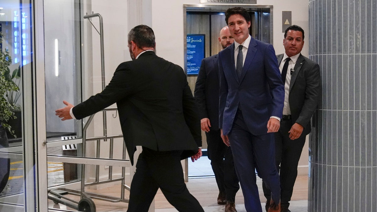 Canadian Prime Minister Justin Trudeau is seen on Nov. 29, 2024, in West Palm Beach, Fla.