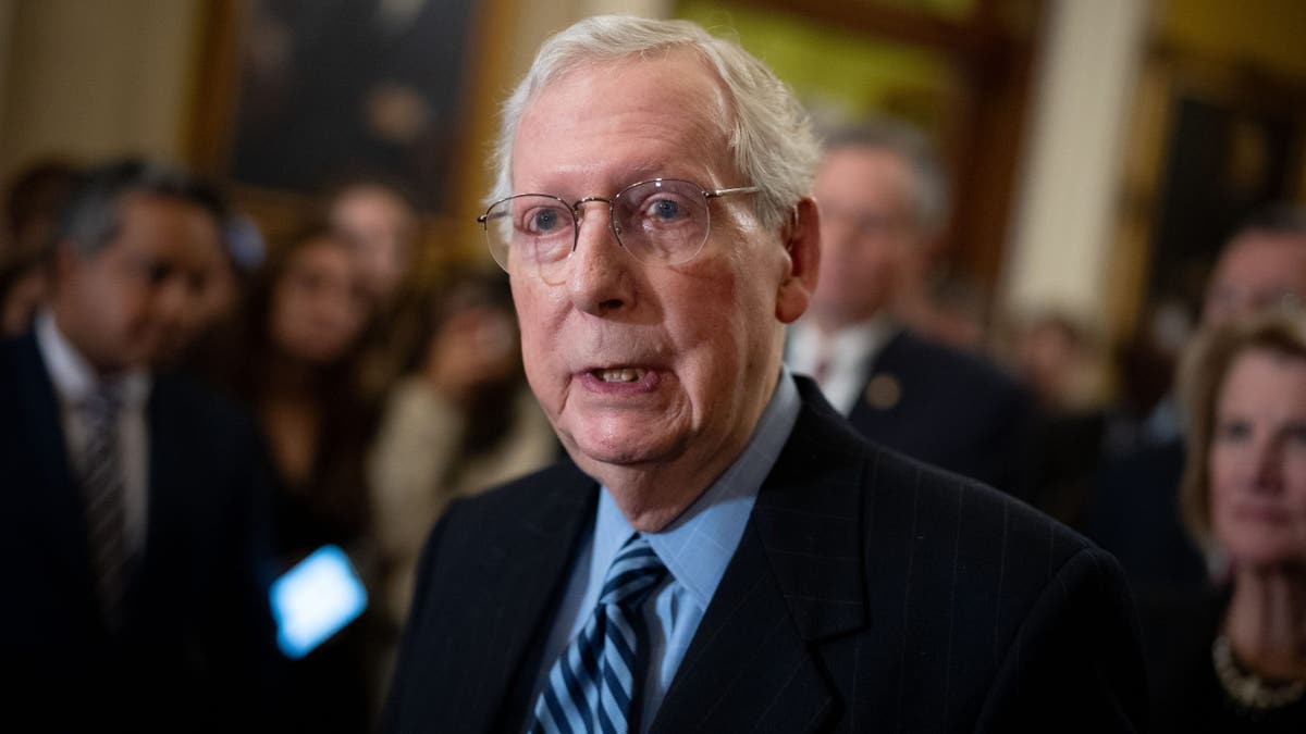 McConnell speaks to reporters