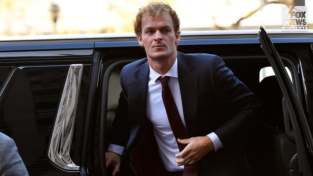 Daniel Penny arrives at court in New York City