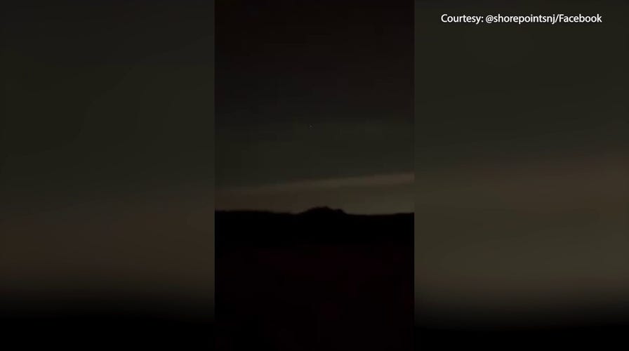 Cellphone video shows potential drone sighting above Shore Points, New Jersey