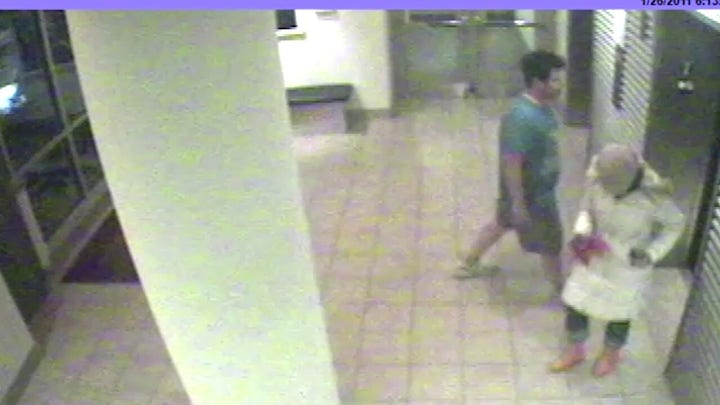 Sam Goldberg is seen in 2011 surveillance footage