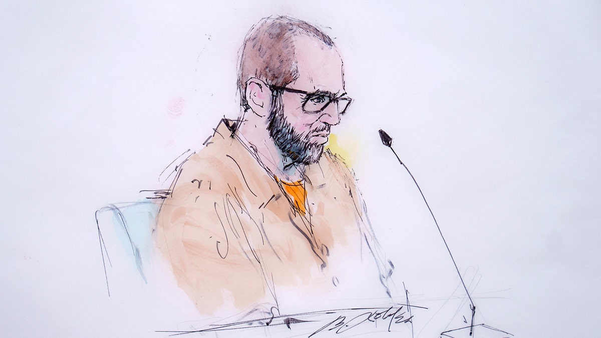 Courtroom sketch of Alexander Smirnov