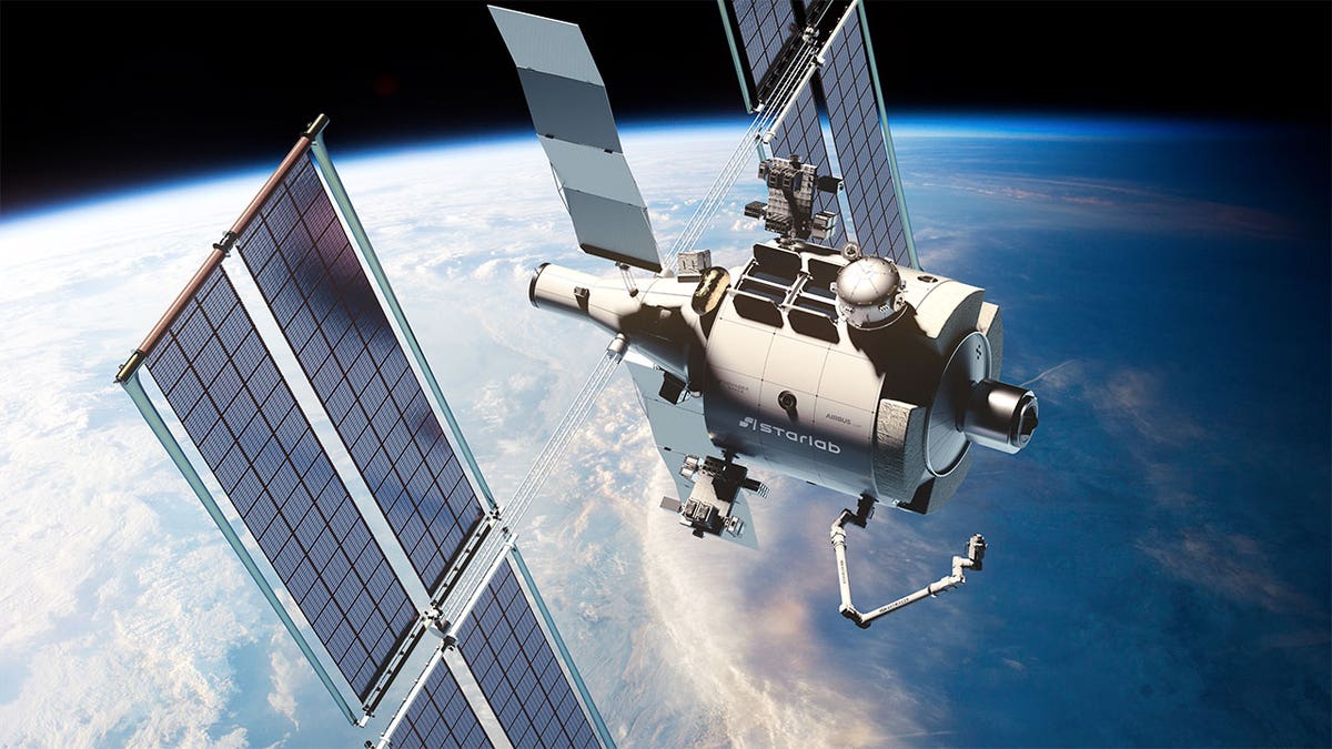 A rendering shows a space station that could replace the International Space Station, which is intended to deorbited in 2030.