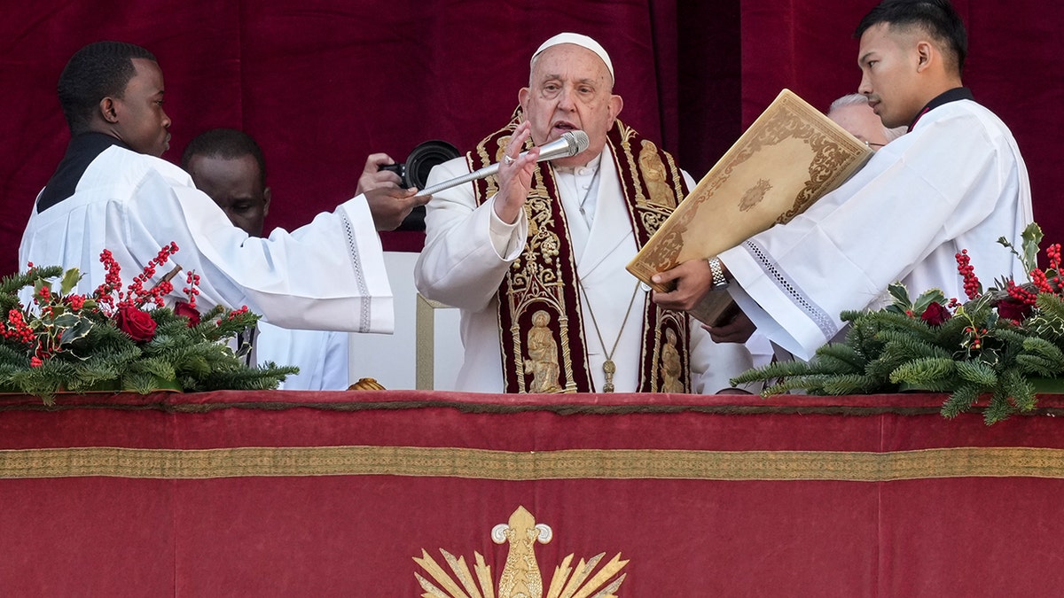 Pope Francis Christmas Day 2024 at the Vatican