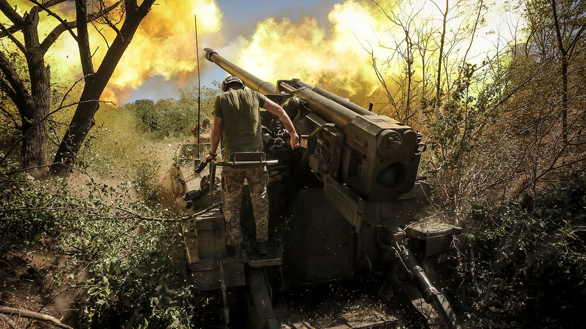 Ukraine fires at Russian positions