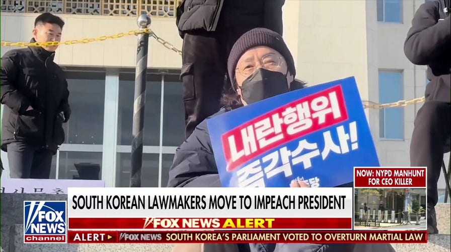 South Korean lawmakers try to impeach president